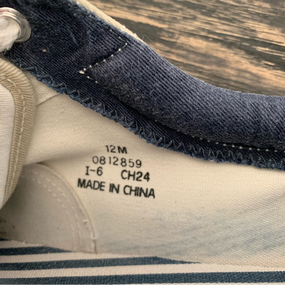 Sperry ⛵️ Top Sider Marine Lace Up Boat Shoes 12M Tan Navy Maroon - Picture 8 of 11
